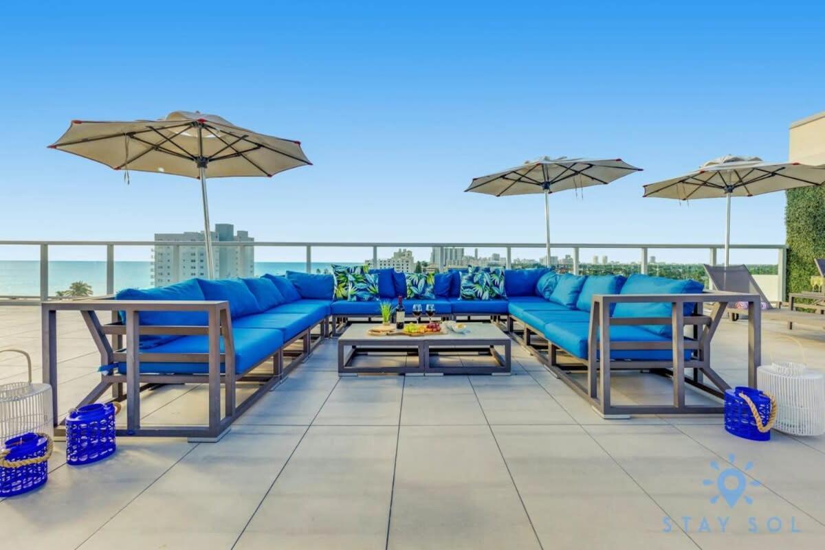 Tropical Oasis - Rooftop Pool- Near Beach - Gym Appartement Hollywood Buitenkant foto