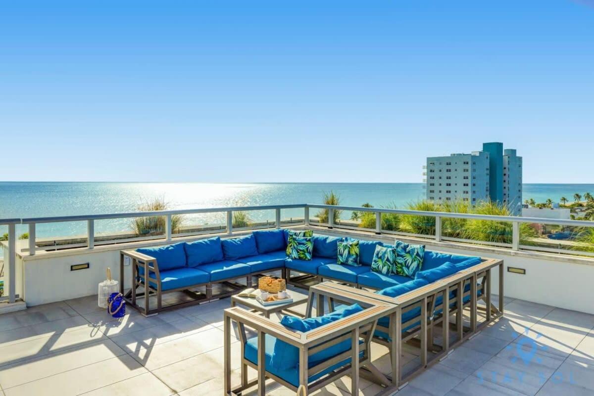 Tropical Oasis - Rooftop Pool- Near Beach - Gym Hollywood Buitenkant foto