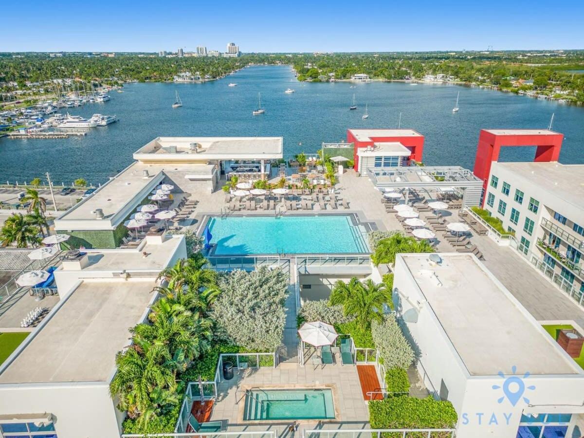 Tropical Oasis - Rooftop Pool- Near Beach - Gym Hollywood Buitenkant foto