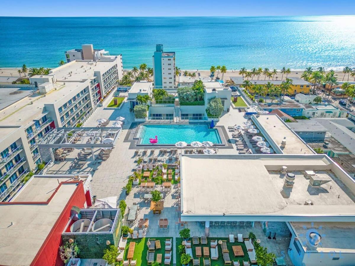 Tropical Oasis - Rooftop Pool- Near Beach - Gym Appartement Hollywood Buitenkant foto